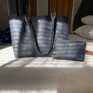 Tory Burch bag and wristlet